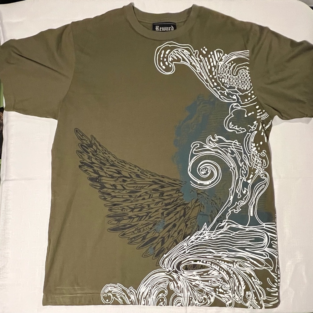 Mens Graphic T Shirt Size L Reward Brand Clothing